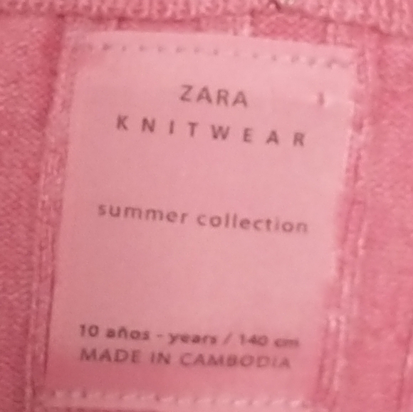 Zara Pink 3/4 Sleeve - Picture 2 of 5